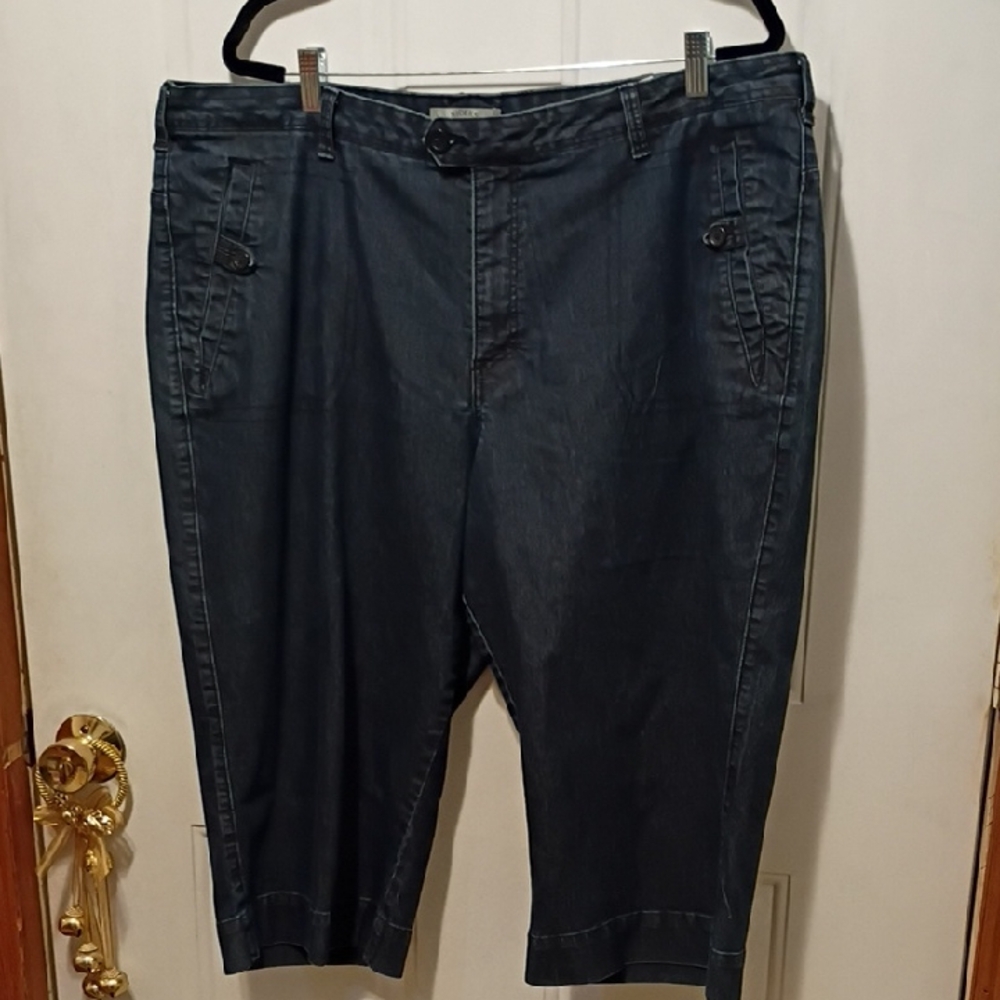 Lee Women's Dark Blue Jean Shorts